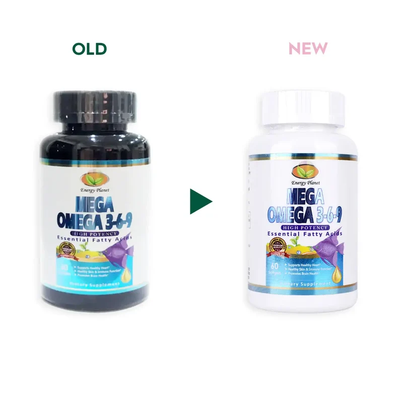 Energy Planet Mega Omega 3-6-9 60 Softgels