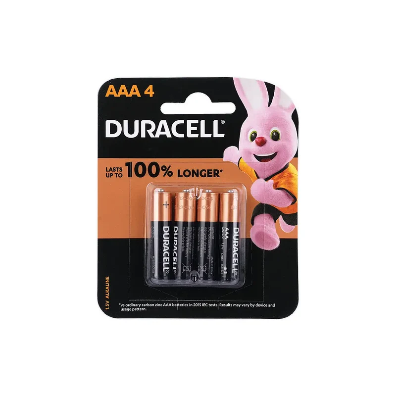 Duracell Alkaline Battery 4pcs-AAA