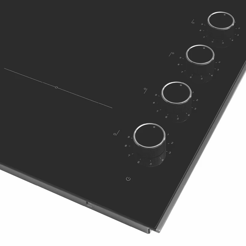 Omega 60cm Ceramic Cooktop, Knob Controls