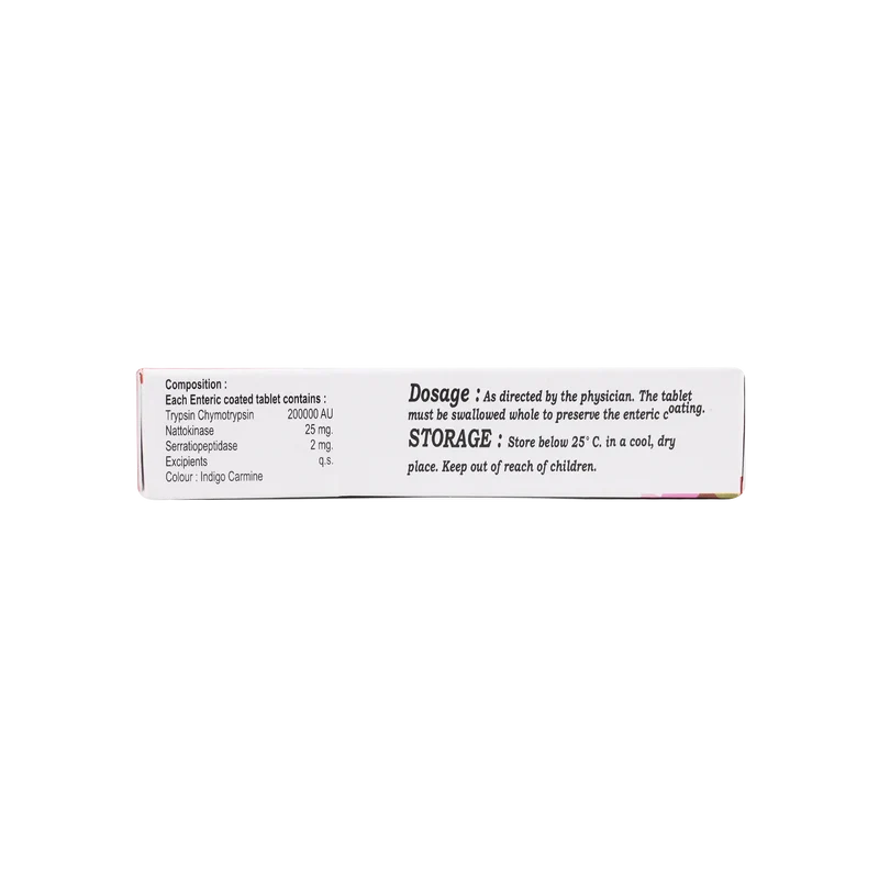 Inflatrypsin 200 30 Tablets