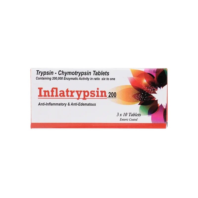 Inflatrypsin 200 30 Tablets