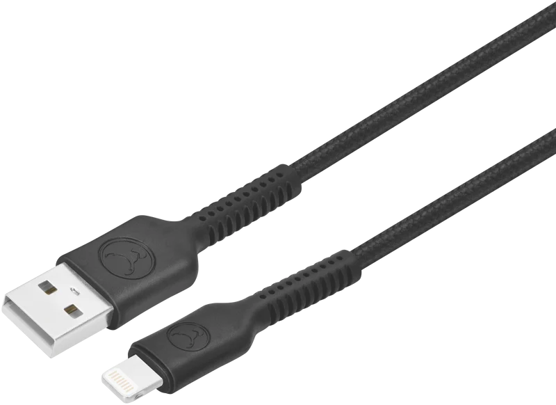 Bonelk Long-Life USB-A to Lightning Cable 1.2m Black