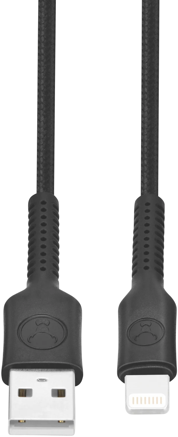 Bonelk Long-Life USB-A to Lightning Cable 1.2m Black