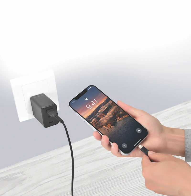 Bonelk Long-Life USB-A to Lightning Cable 1.2m Black