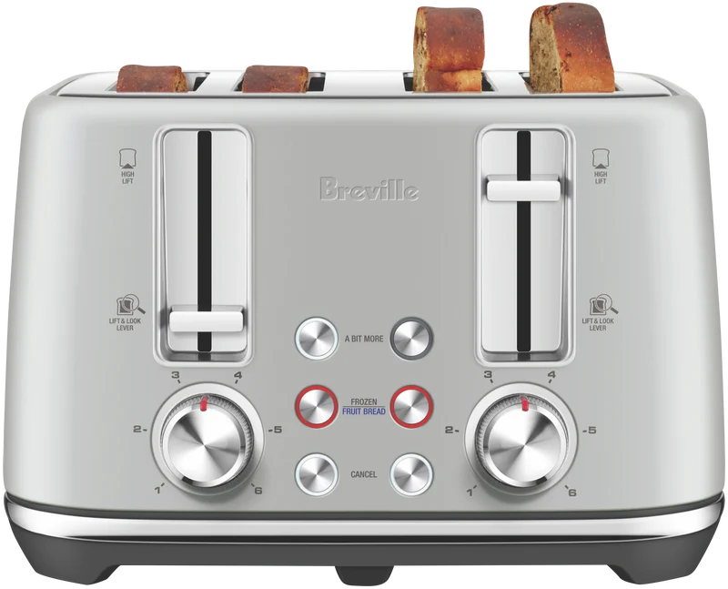 Breville the ToastSet 4 Slice - Light Grey