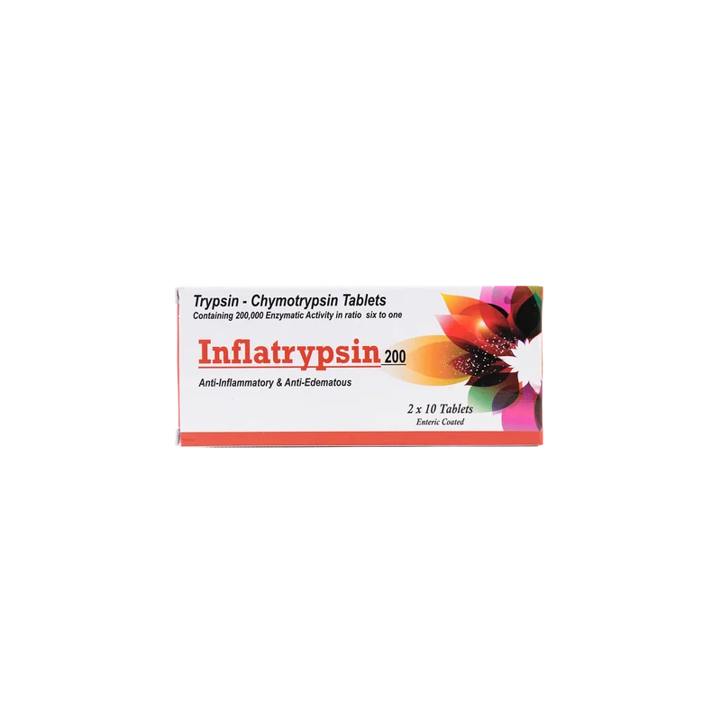 Inflatrypsin 200 20 Tablets