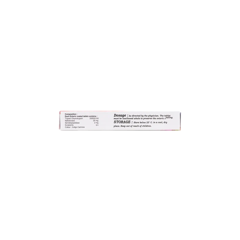 Inflatrypsin 200 20 Tablets