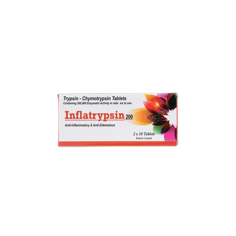 Inflatrypsin 200 20 Tablets