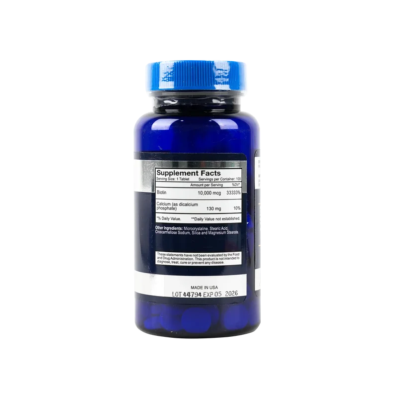 Infinity Biotin 10,000 Mcg 100 Tablets