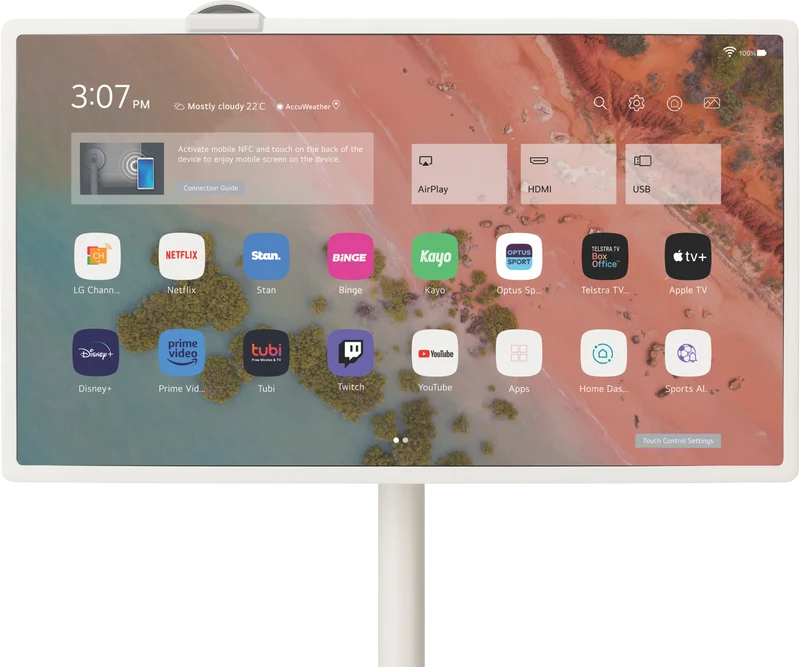 LG StanbyME 27" Portable FHD Smart Touch Screen 23