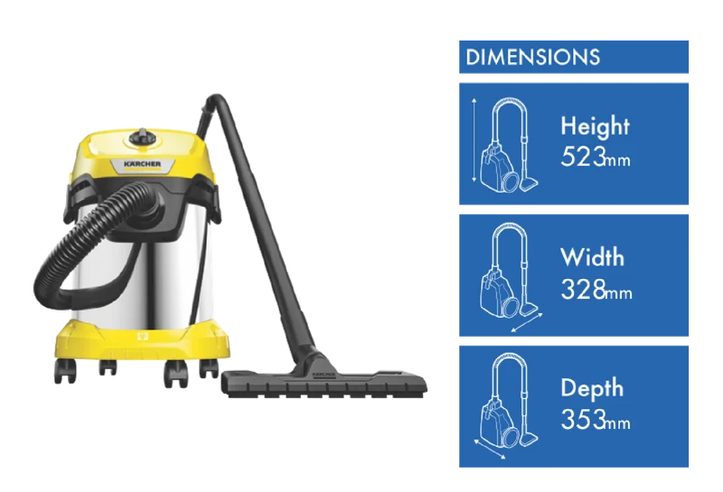Karcher WD3 S Wet and Dry Vacuum Cleaner