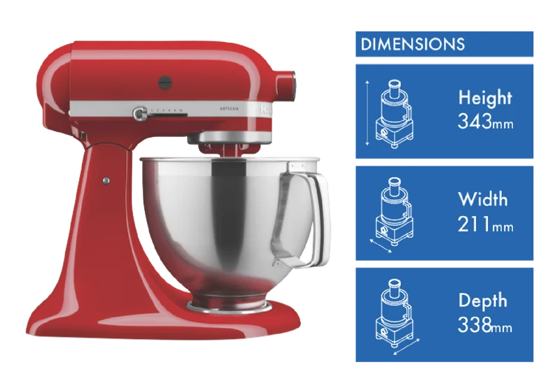 KitchenAid Artisian Stand Mixer Empire Red