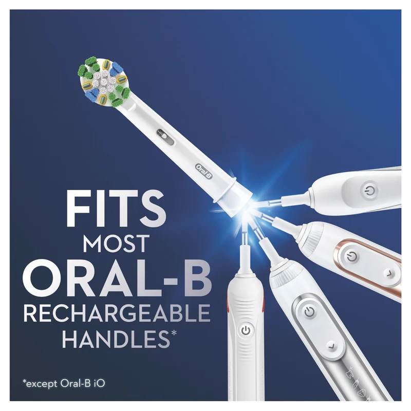 Oral B Floss Action Replacement Brush Head 3pk