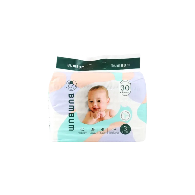 Bumbum Baby Diaper NO.3 (6-10kg) 30PCS