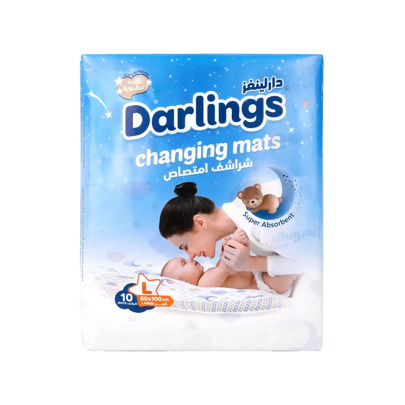 Darlings Baby Change Mats Large 10pcs
