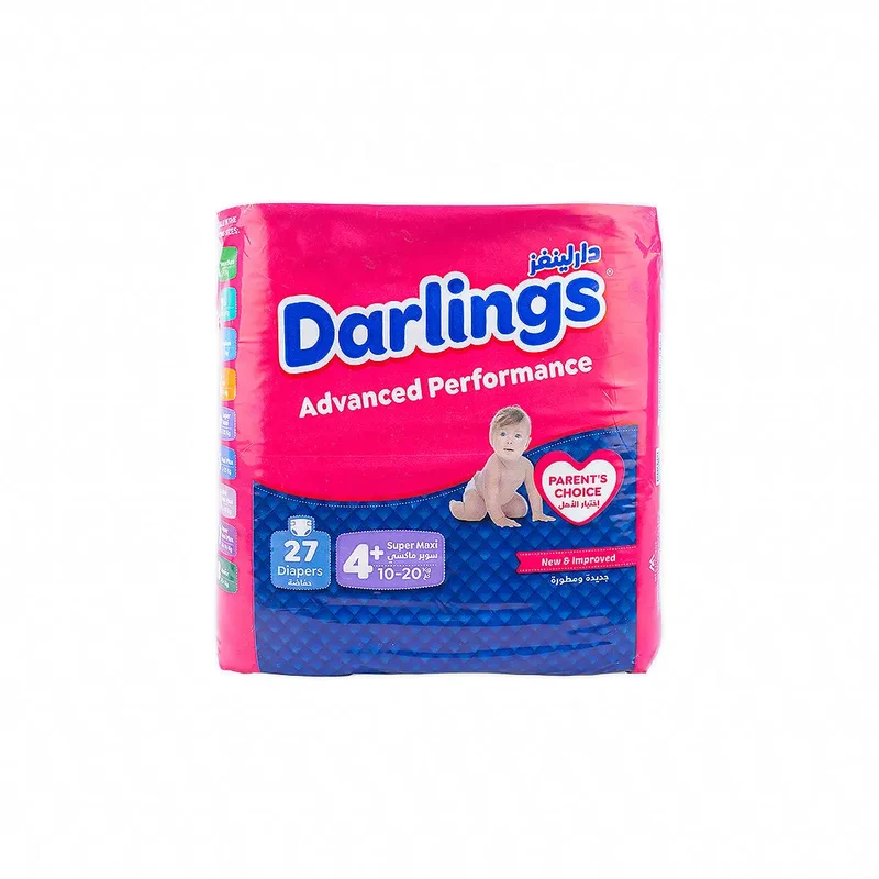 Darlings No.4+ Baby Diaper 27pcs (10-20kg)
