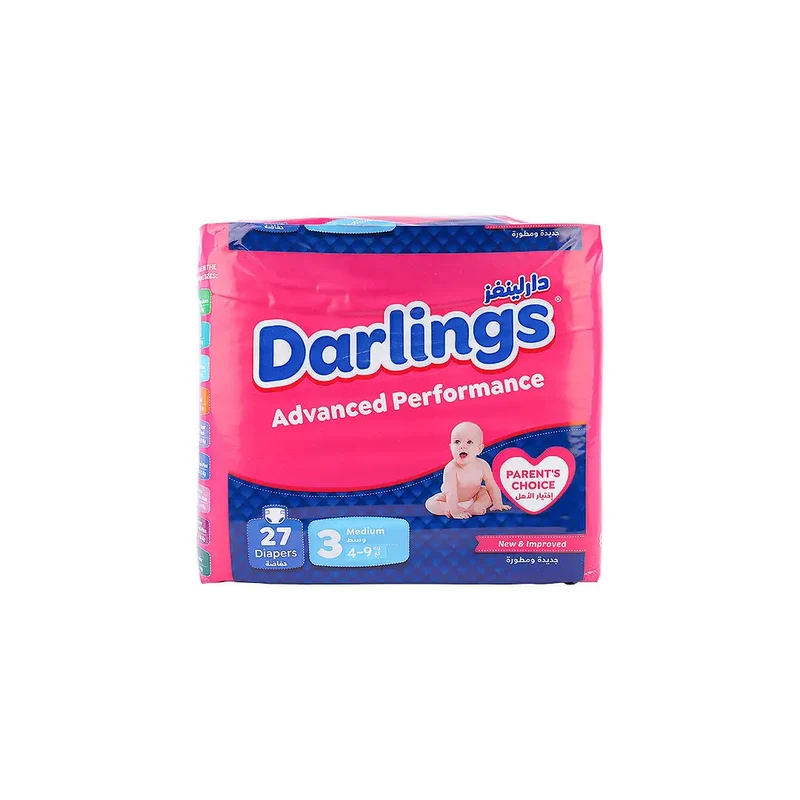 Darlings No.3 Baby Diaper 27pcs (4-9kg)