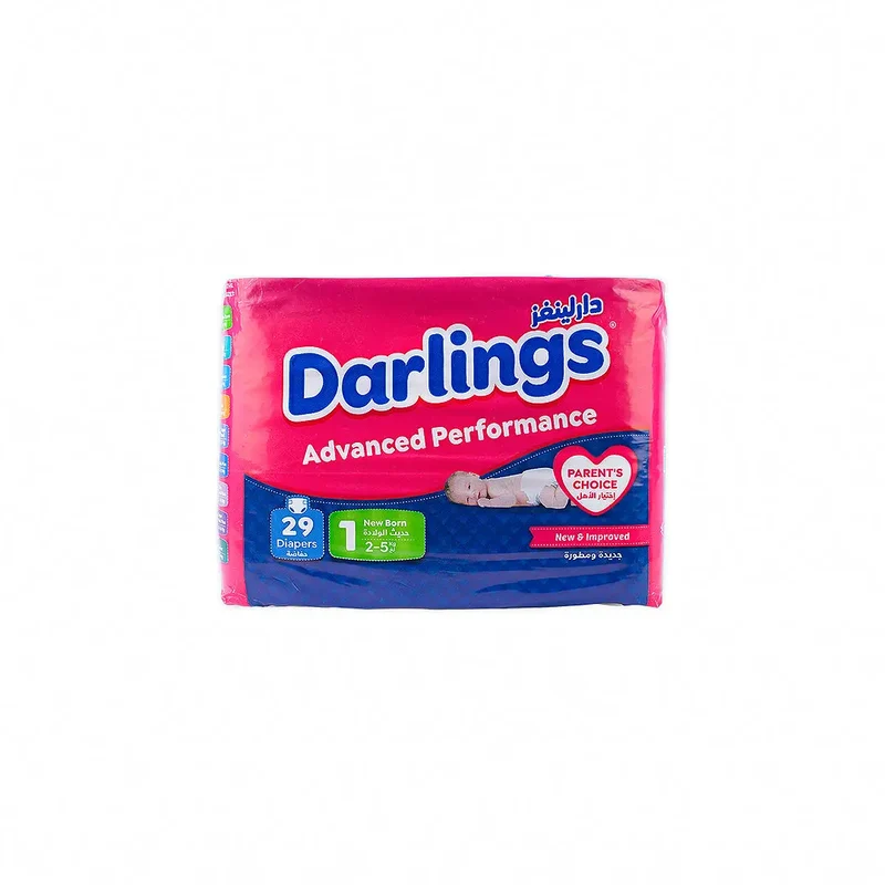 Darlings No.1 Baby Diaper 29pcs (2-5kg)
