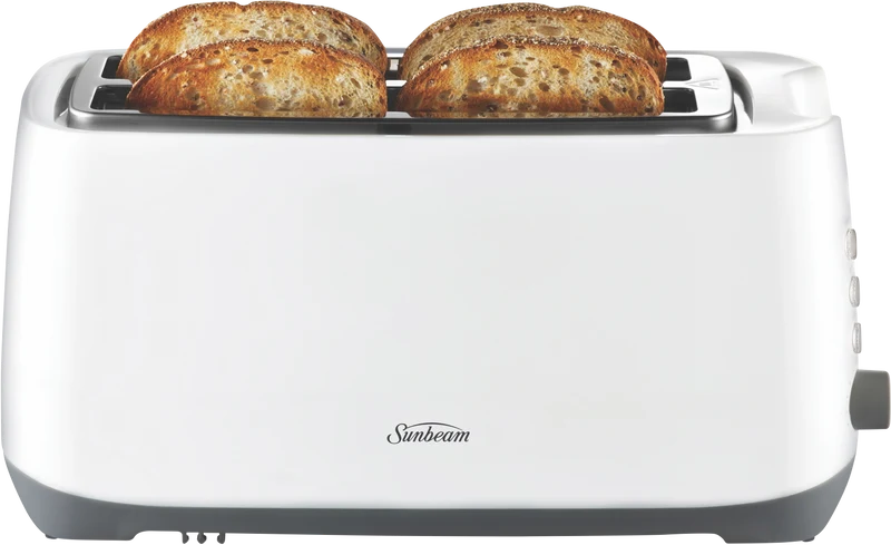 Sunbeam Rise Up 4 Slice Toaster White