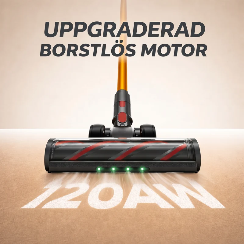 Maxlager P20 Sladdlös Dammsugare - 600W - 1.67kg - Skaftdammsugare