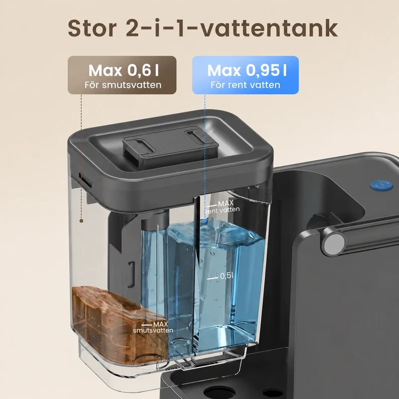 Maxlager Textil och Mattvätt 800 W – 16 kPa för soffa, bil, mattor och fläckar