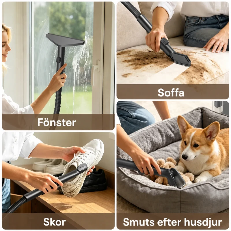 Maxlager Textil och Mattvätt 800 W – 16 kPa för soffa, bil, mattor och fläckar