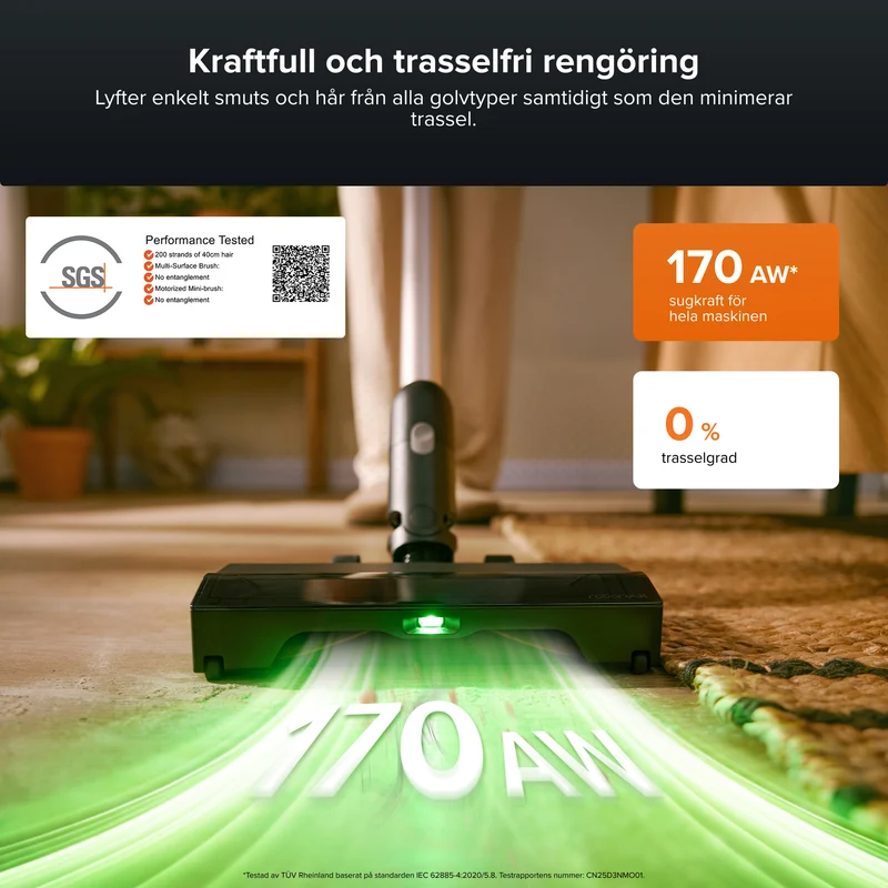 Roborock H60 Hub Pro sladdlös dammsugare med sugstation