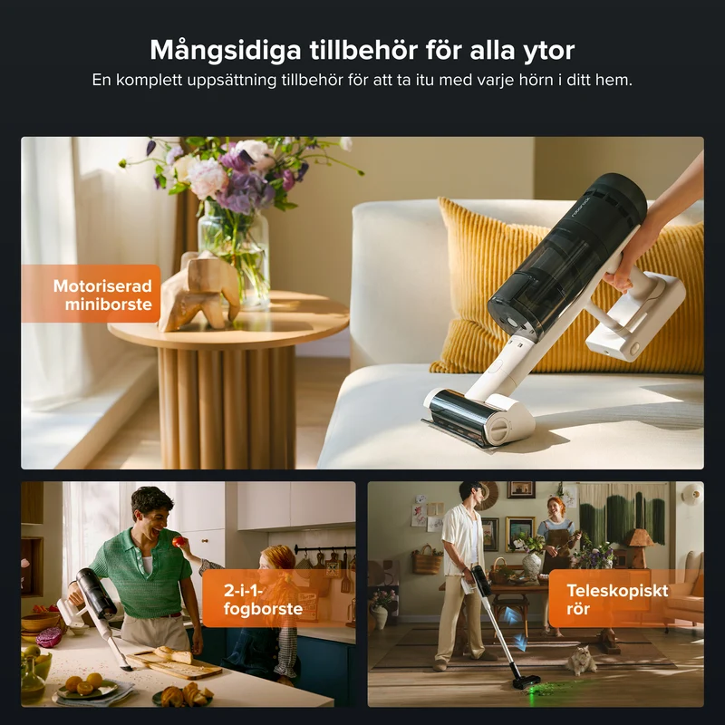 Roborock H60 Hub Pro sladdlös dammsugare med sugstation