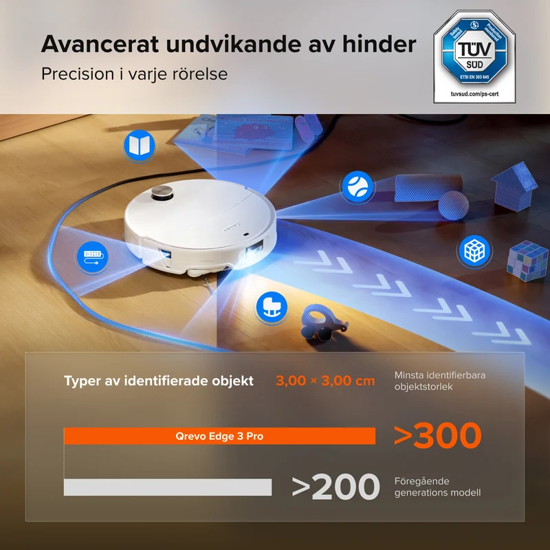 Roborock Saros 20 Neo är en robotdammsugare och mopp med hetvattenmoppning och en intelligent laddningsstation