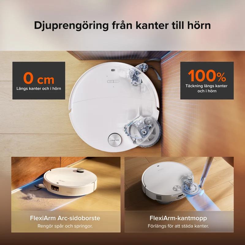 Roborock Saros 20 Neo är en robotdammsugare och mopp med hetvattenmoppning och en intelligent laddningsstation