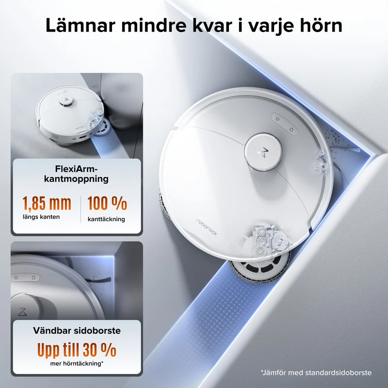 Roborock Qrevo 2 Pro robotdammsugare med automatisk moppborttagning