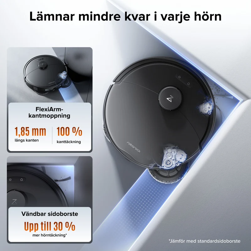 Roborock Qrevo 2 Pro robotdammsugare med automatisk moppborttagning