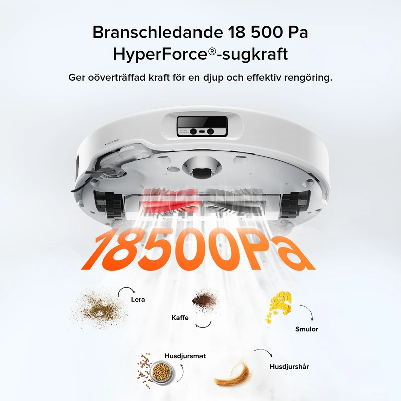 "Refurbished – 90% som ny" Roborock Qrevo Edge robotdammsugare och laddningsstation med flera funktioner 3.0 – Uppgraderad version av Qrevo Master