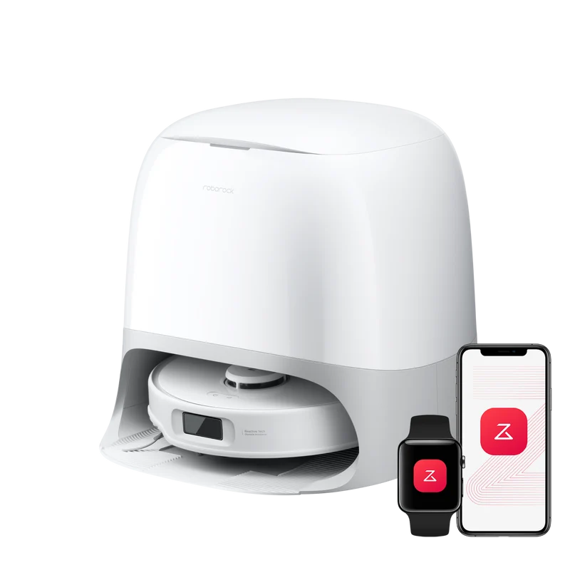 "Refurbished – 90% som ny" Roborock Qrevo Curv S5X robotdammsugare med DuoDivide® huvudborste och multifunktionell dockningsstation 3.0