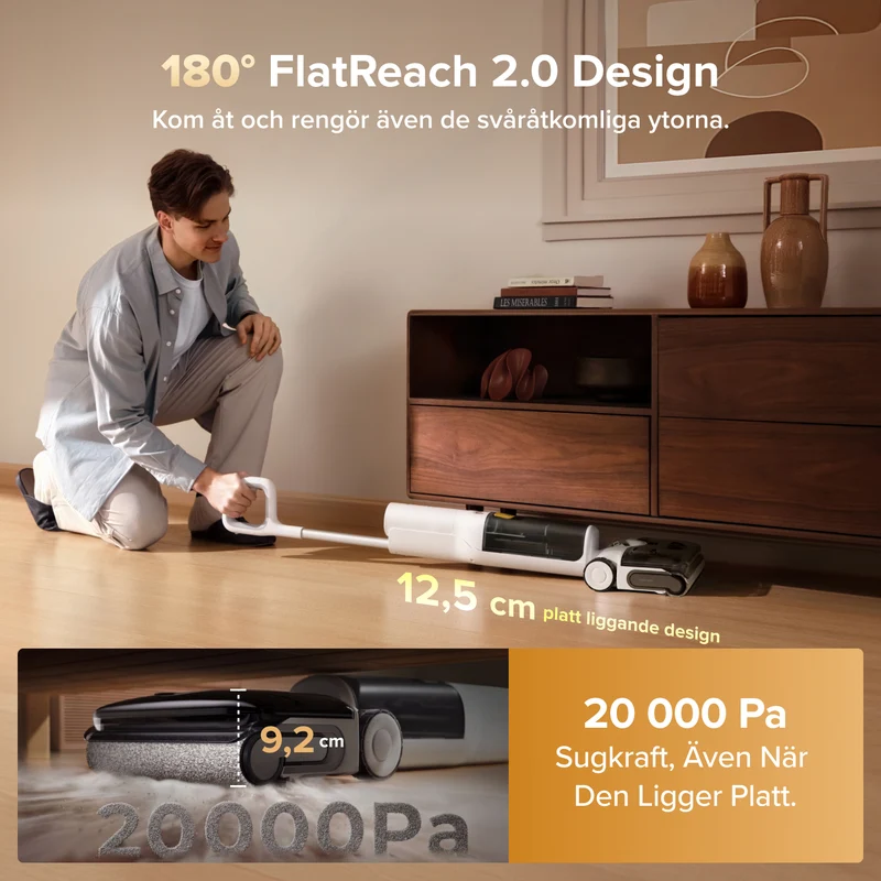 Roborock F25 GT Gen 2 / F25 RT Gen2 Smart våt- och torrdammsugare med rengöring utan trassel
