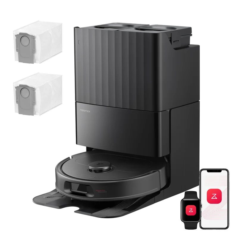 Roborock Qrevo S Pro robotdammsugare med mopp – 18 500 Pa sugkraft och multifunktionell laddningsstation