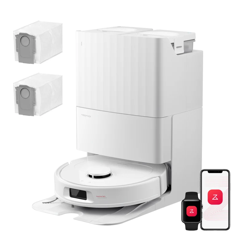 Roborock Qrevo S Pro robotdammsugare med mopp – 18 500 Pa sugkraft och multifunktionell laddningsstation