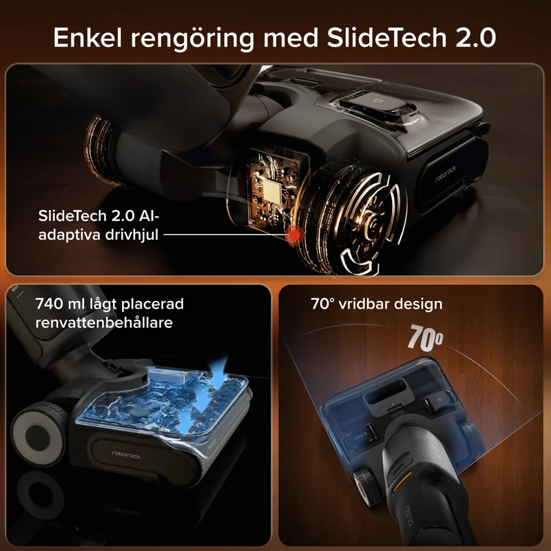 Roborock F25 ACE Combo 5-i-1 våt- och torrdammsugare