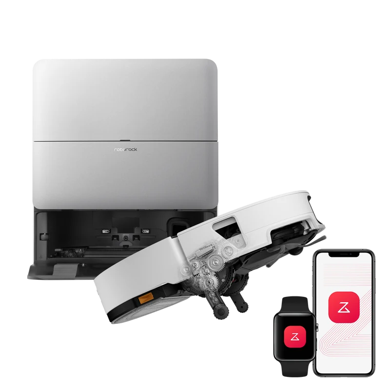 Roborock Saros 20 Sonic Robotdammsugare med helt ny RockDock