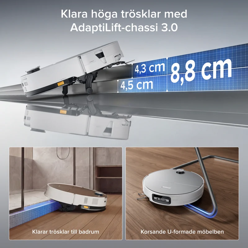 Roborock Saros 20 Sonic Robotdammsugare med helt ny RockDock