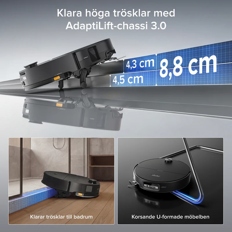 Roborock Saros 20 Sonic Robotdammsugare med helt ny RockDock