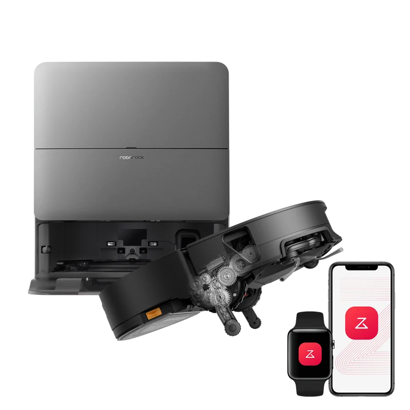 Roborock Saros 20 Sonic Robotdammsugare med helt ny RockDock