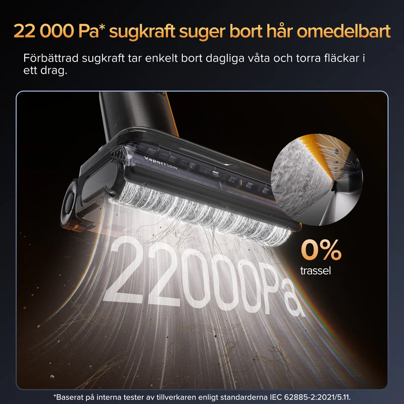 Roborock F25 Ultra våt- och torrdammsugare med ång- och varmvattensrengöring