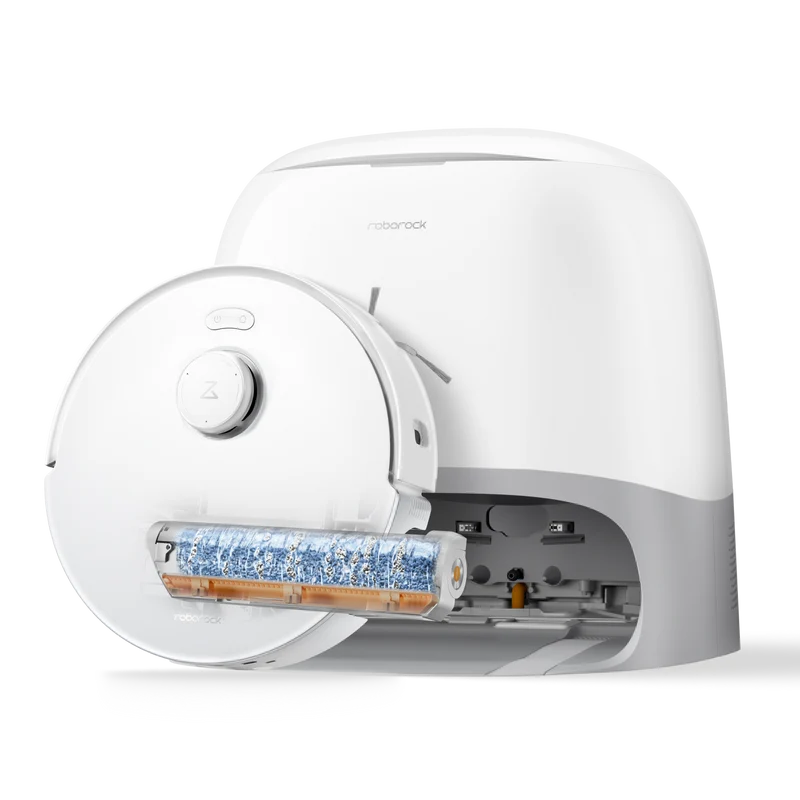 Roborock Qrevo Curv 2 Flow rullmopp robotdammsugare med multifunktionell laddningsstation