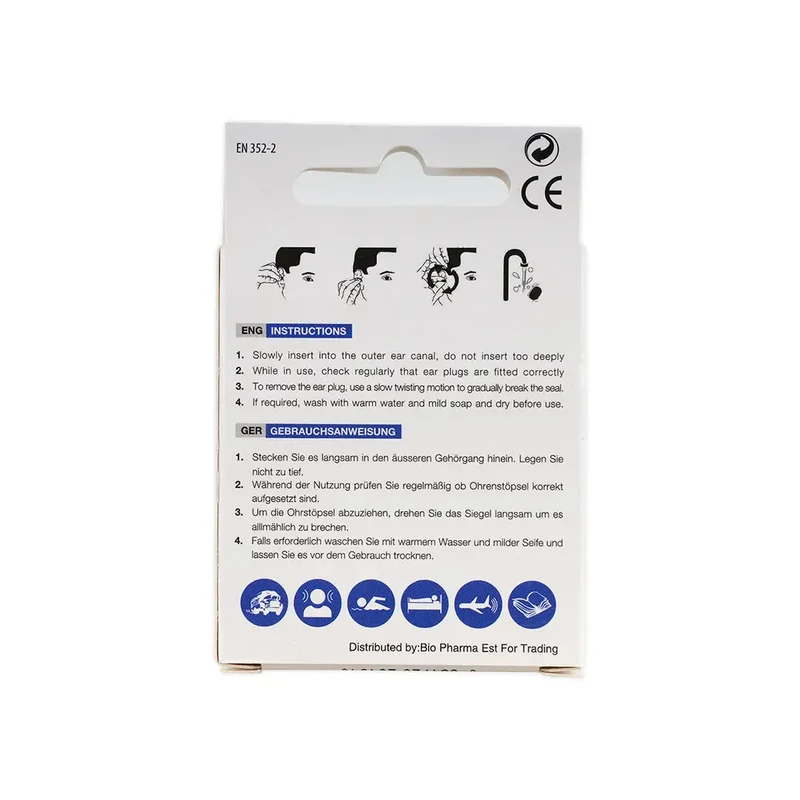 Be Quiet Silicone Ear Plugs 3 Pairs