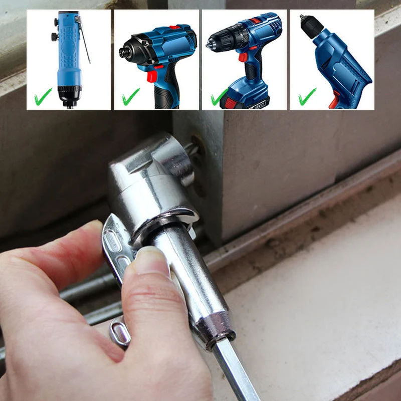 Magnetisk Bitholder med 105° Vinkelboradapter til Trange Steder
