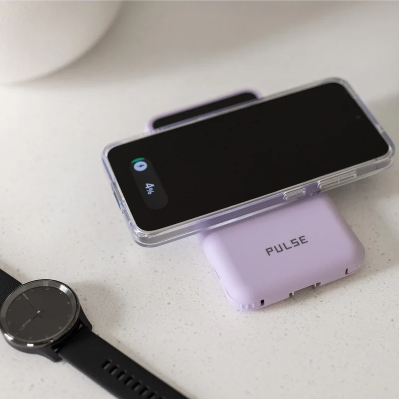 5-i-1 Powerbank 10.000 mAh - Reiselader med USB-C, Lightning, Qi og adaptere (2 stk.)