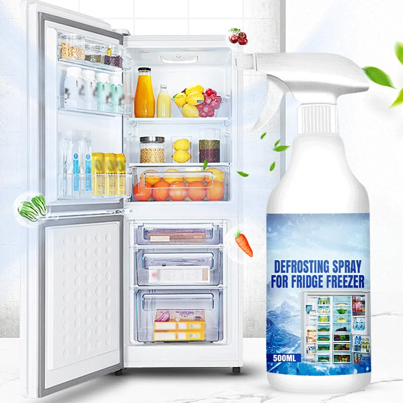 Aftørringsspray 118 ml til is og frost | Hurtig afrimning til køleskab, fryser og bilruder | Ned til -30 °C