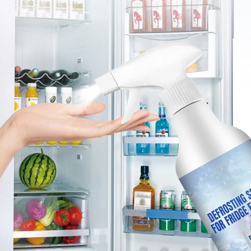 Aftørringsspray 118 ml til is og frost | Hurtig afrimning til køleskab, fryser og bilruder | Ned til -30 °C