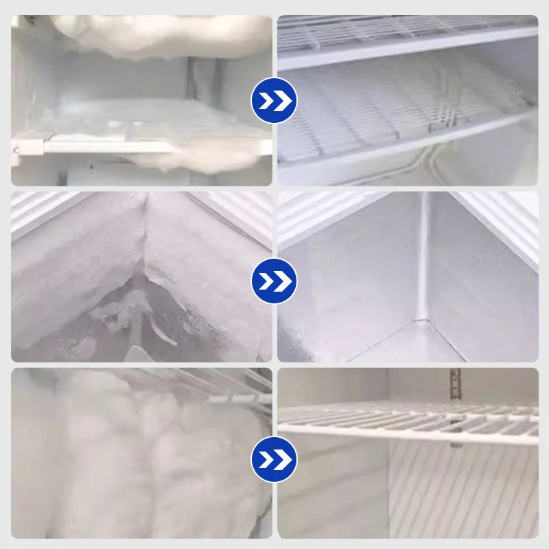 Aftørringsspray 118 ml til is og frost | Hurtig afrimning til køleskab, fryser og bilruder | Ned til -30 °C